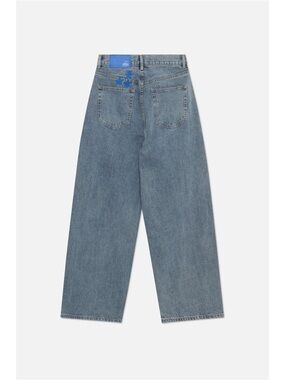 Scuffers Jumbo Pants Blue Jeans Oversized Unisex Streetwear Relaxed Wide Leg